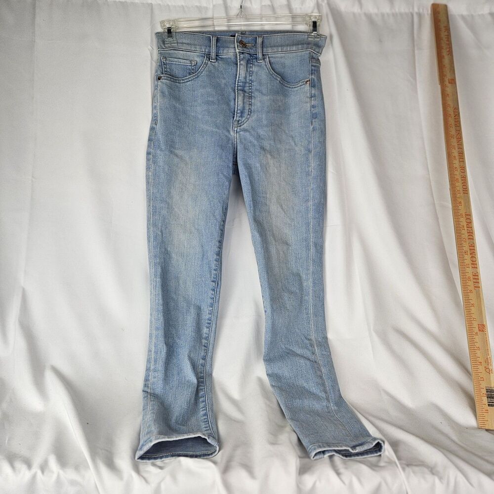 VINTAGE Express Jeans Womens 4 Blue High Rise Skinny Light Wash  Zip Fly Denim